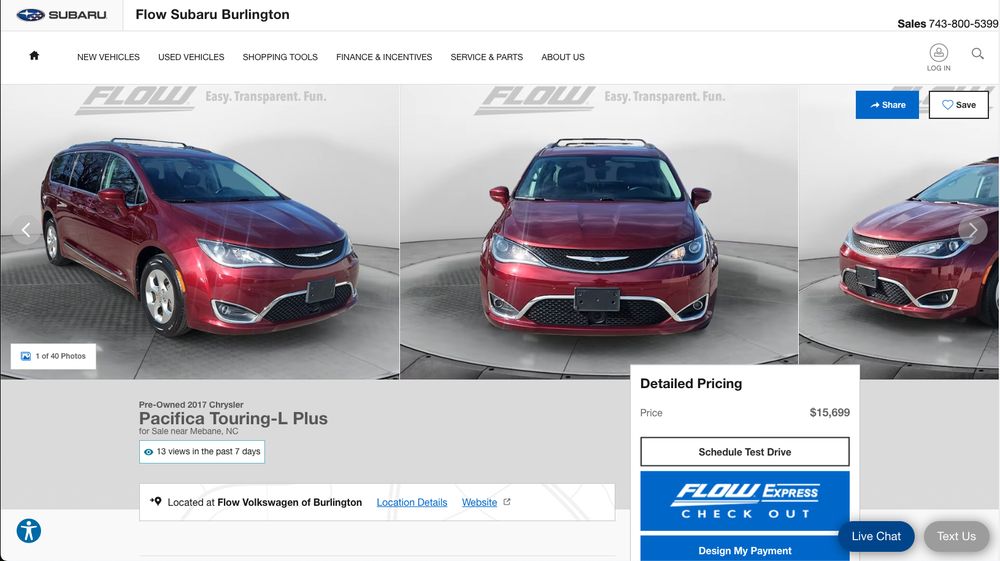 Flow Subaru of Burlington