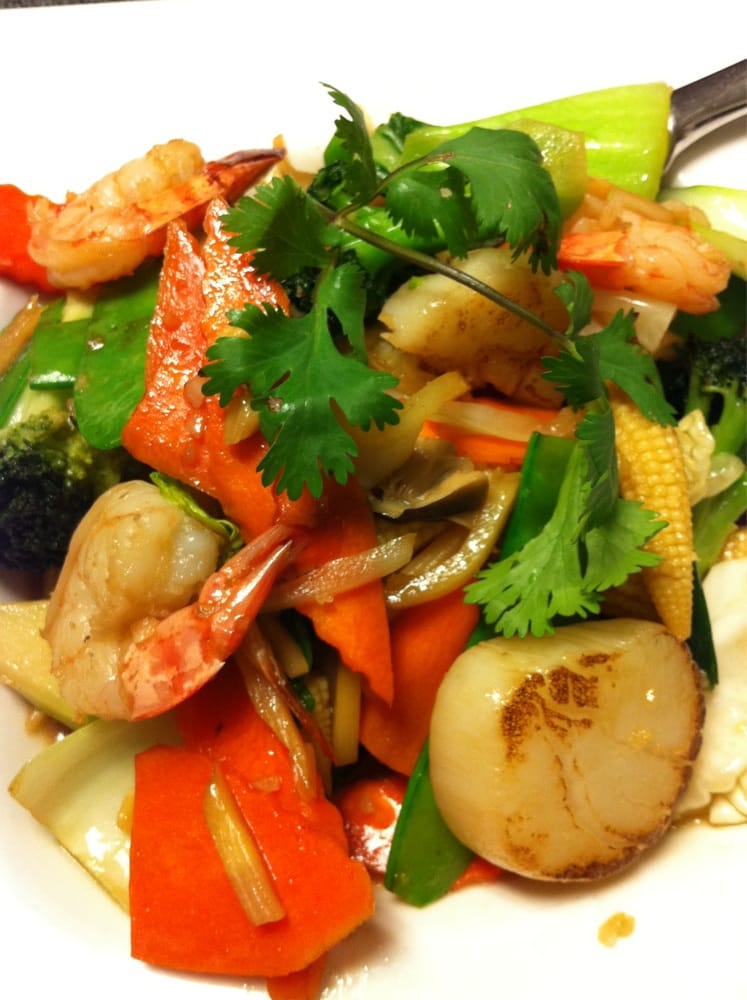 Shrimp and scallop stir fry Yelp