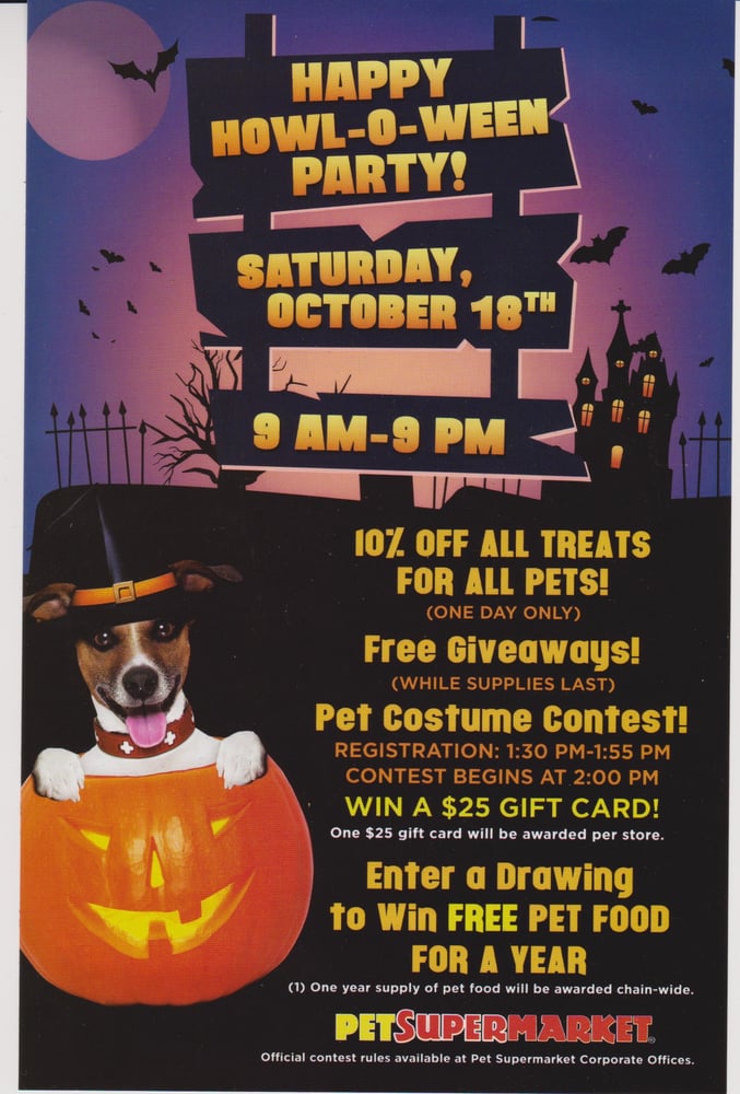 thought you might enjoy coming to the party oct 18 2014 i got pet supermarket corporate office