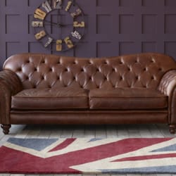 The Chesterfield Co Furniture S Ford Lane Salford Photo Of The Chesterfield Co Manchester United Kingdom Arundel Vintage Brown Leather Sofa