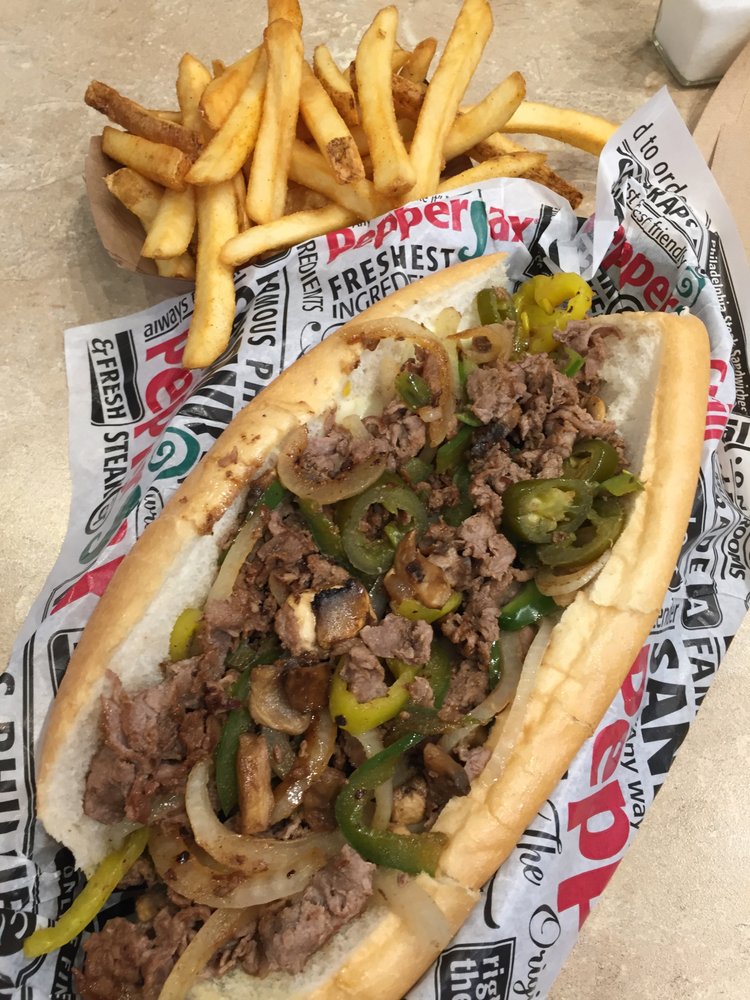 Pepperjax Grill 16 Reviews Cheesesteaks 2616 N Maize Rd, Wichita