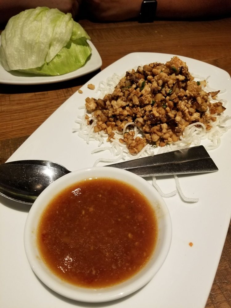 Chicken lettuce cups app - Yelp