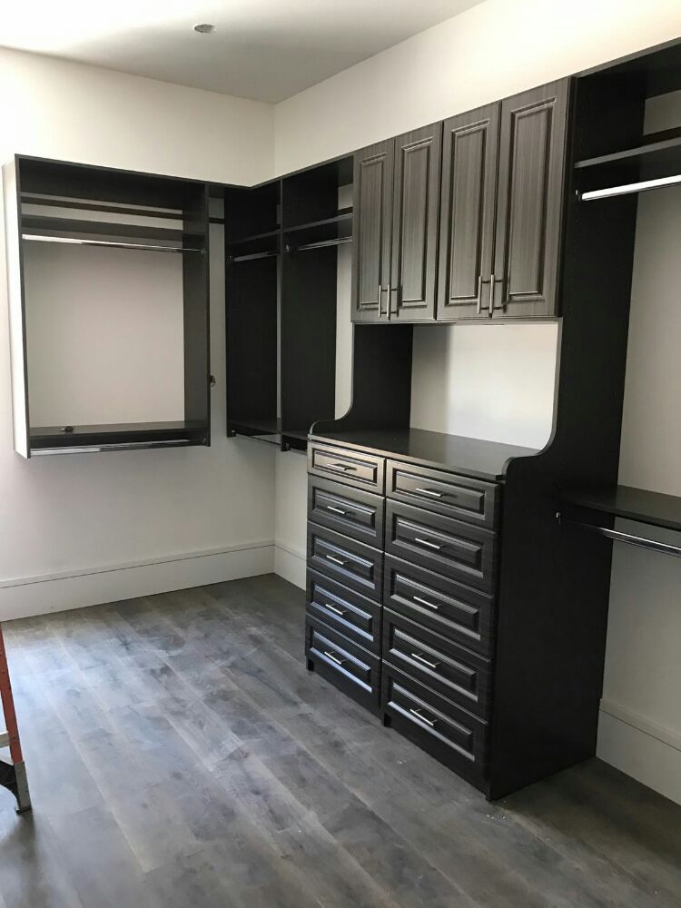 Extra Large Drawers With Enxlosed Storage Above Are A Great Focal Photo Of The Closet Doctor Lincoln Ca United States Extra Large Drawers