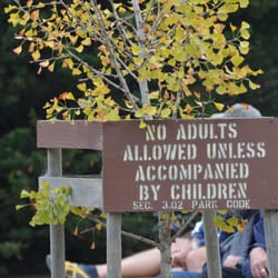Photo of Golden Gate Park Children's Playground - San Francisco, CA, United States. Playground sign