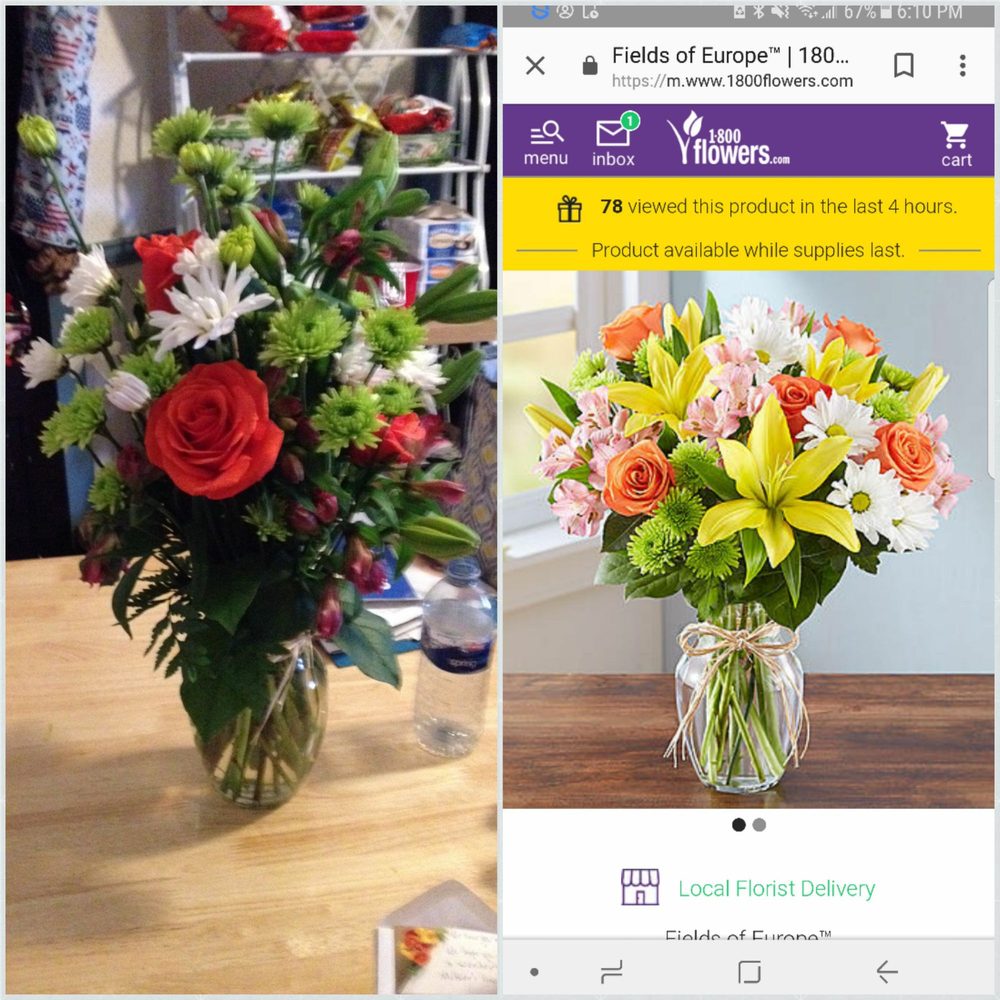 Rolanda Boekhoudt 1800 Flowers Reviews Yelp Proflowers delivery