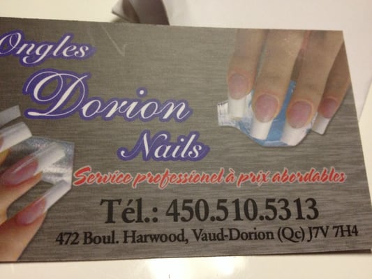 Ongles Dorion Nails