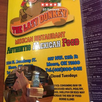 The Lazy Donkey 104 Photos 87 Reviews Mexican 1224 N Photo Of The Lazy Donkey Moore Ok United States