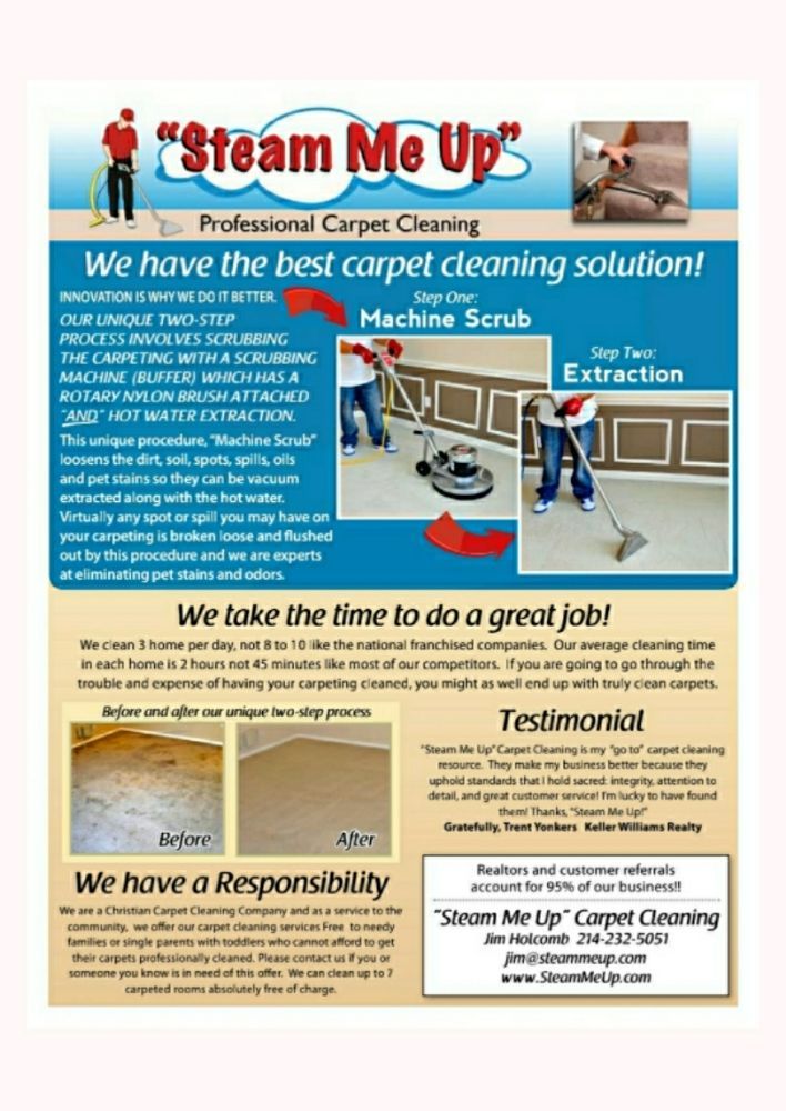 Steam Me Up Carpet Cleaning