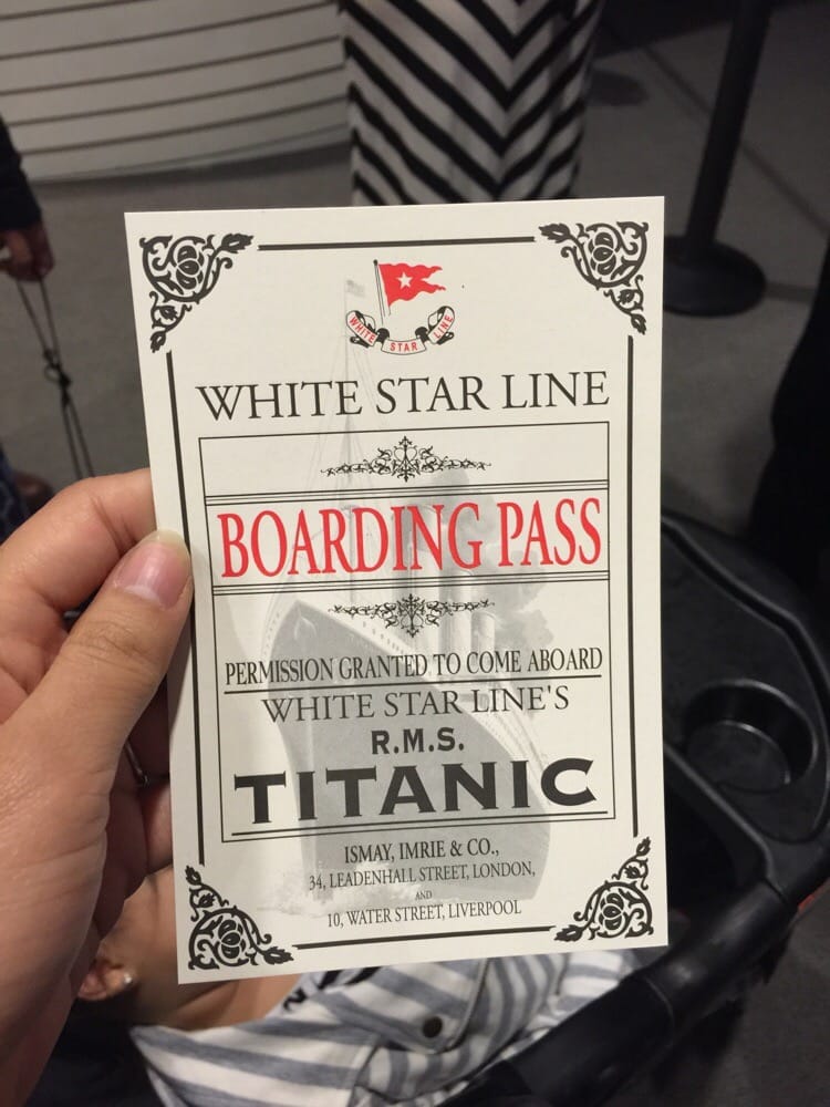Real Titanic Boarding Pass