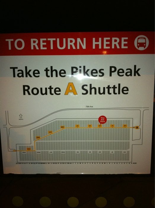Pikes Peak Parking >> Pike S Peak Shuttle Parking 81 Reviews Parking 24300 E 75th Pikes Peak Parking >> Pike S Peak Shuttle Parking 81 Reviews Parking 24300 E 75th
