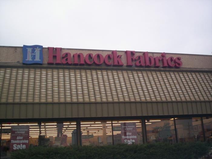 Hancock Fabrics CLOSED Interior Design 220 W Rand Rd, Arlington