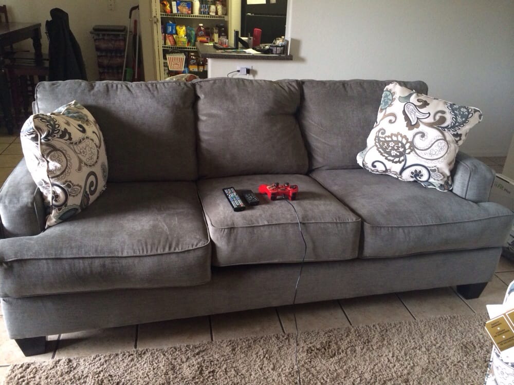 Hodan Sofa Chaise Leather Ottoman Yelp