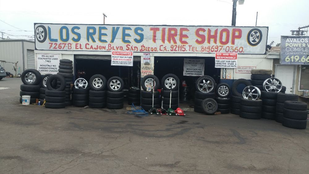 Los Reyes Tire Shop Tires 7267B El Cajon Blvd, San Diego, CA