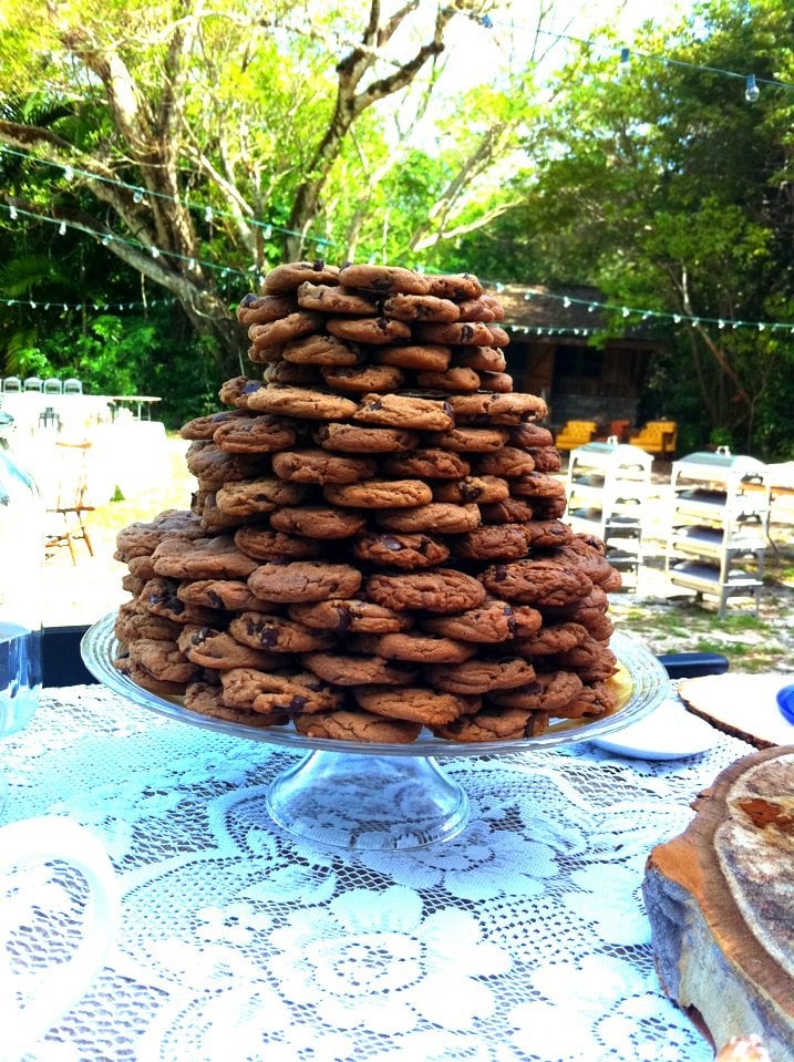 Wedding Chocolate Chip Cookie &quot;Cake&quot; Tower Yelp
