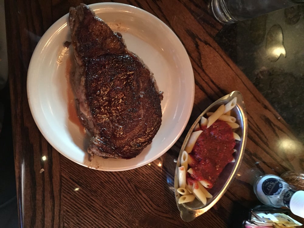 My 1.5 lb, 24 oz Delmonico Steak. Cooked perfectly. The fattiness of
