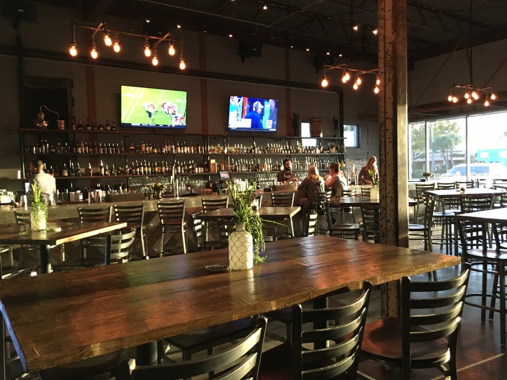 The Post offers a unique dining atmosphere with beautiful lighting and