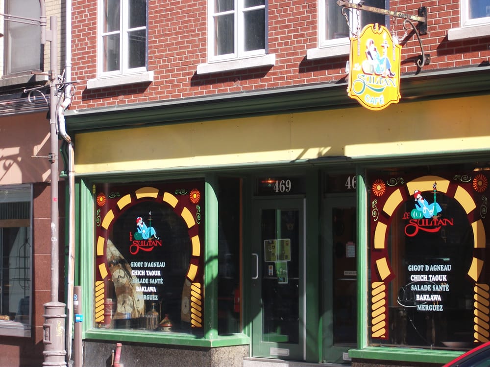 Café Le Sultan CLOSED Cafes 467 Rue SaintJean, Quebec City, QC