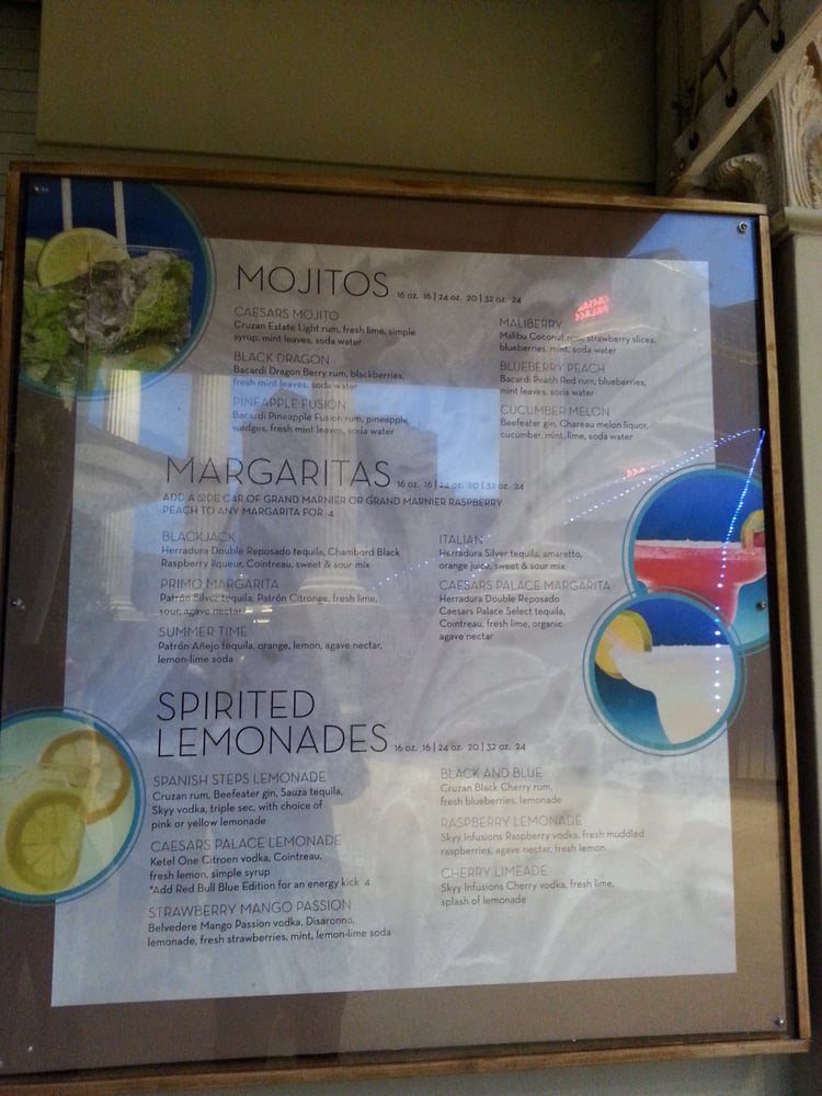 Spanish Steps Margarita & Mojito Hut 16 Reviews Beer, Wine