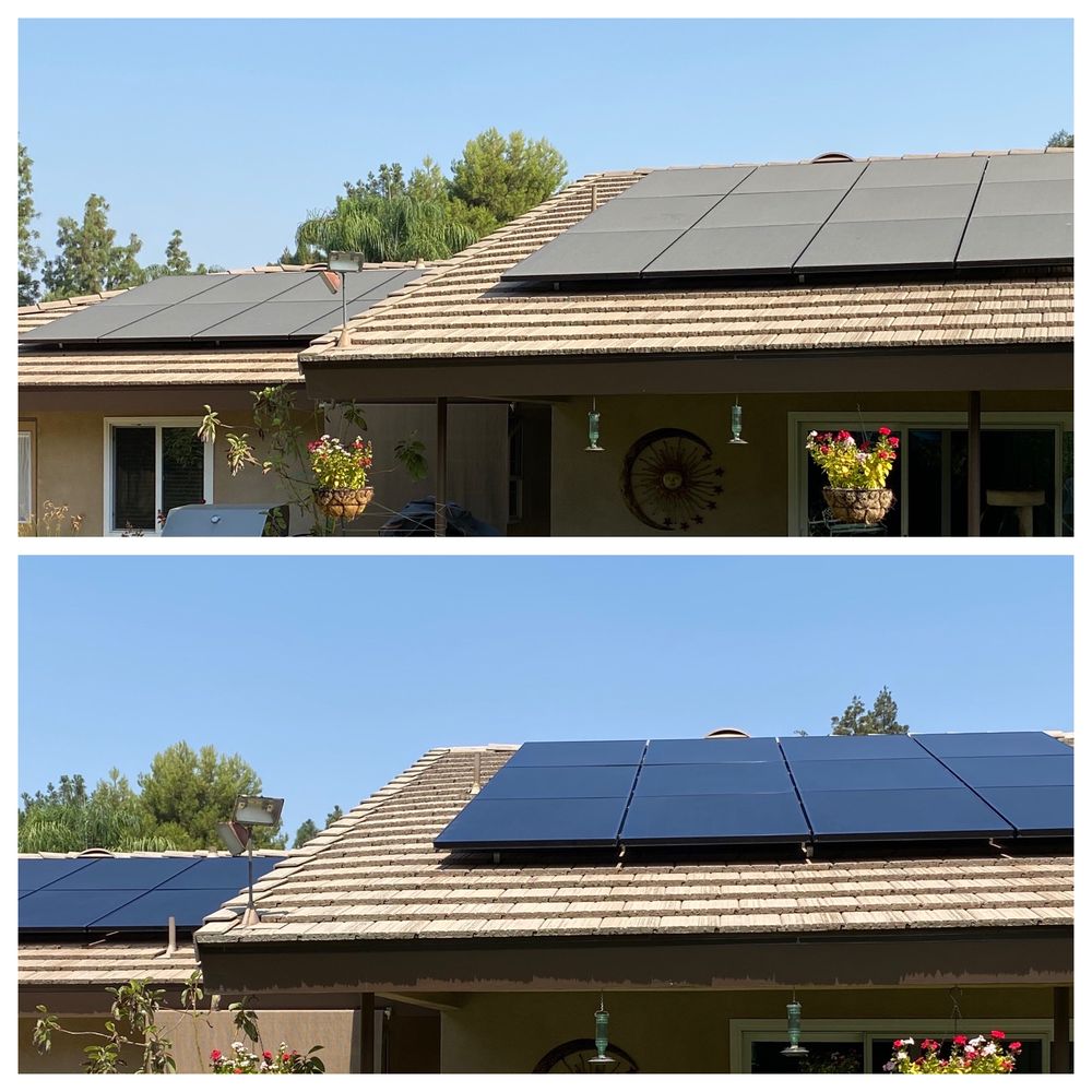 Sparkling Solar Cleaning