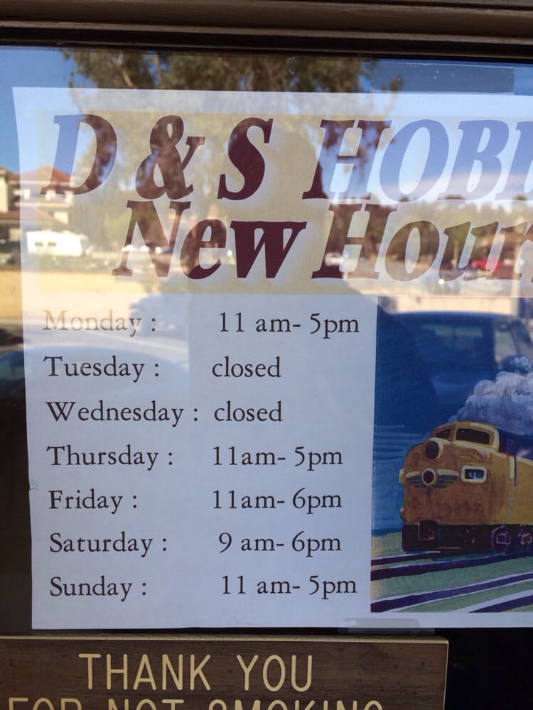 D &amp; S Hobbies - Hobby Shops - 28636 Old Town Front St 
