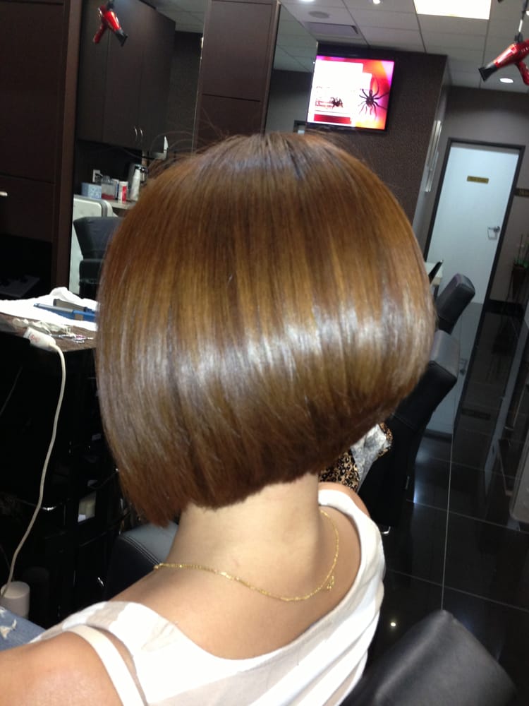 Brazilian Blowout Bobs | quot color highlight brazilian blowout and aline bob haircut Brazilian Blowout Bobs | quot color highlight brazilian blowout and aline bob haircut