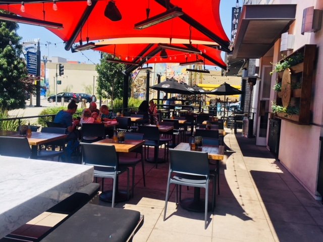 Outdoor Dining Including A Fire Pit Table Yelp Photo Of Michael S Downtown Long Beach Ca United States Outdoor Dining Including