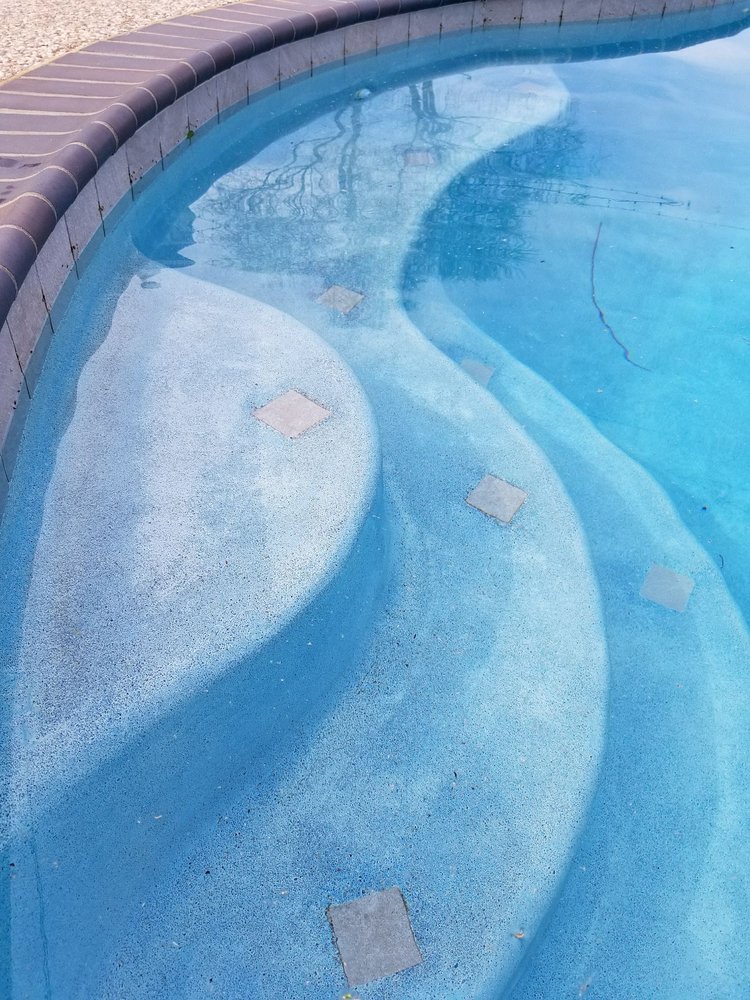 You Can See The Awful Job That Was Done Streaks And Photo Of Year Round Pools And Spas Wylie Tx United States You