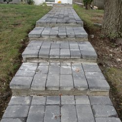 old stone paving and