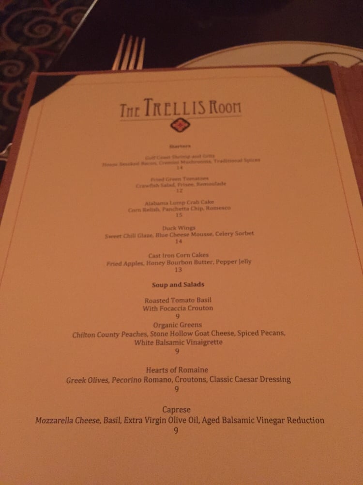 The Trellis Room 21 Photos & 14 Reviews Diners 26 N Royal St