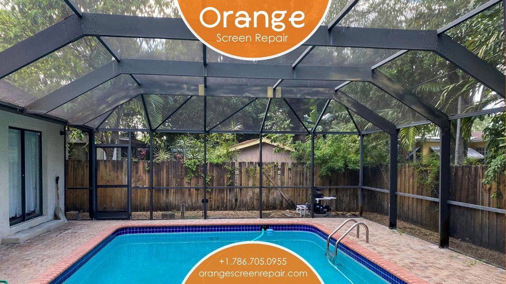 Orange Screen Enclosure 