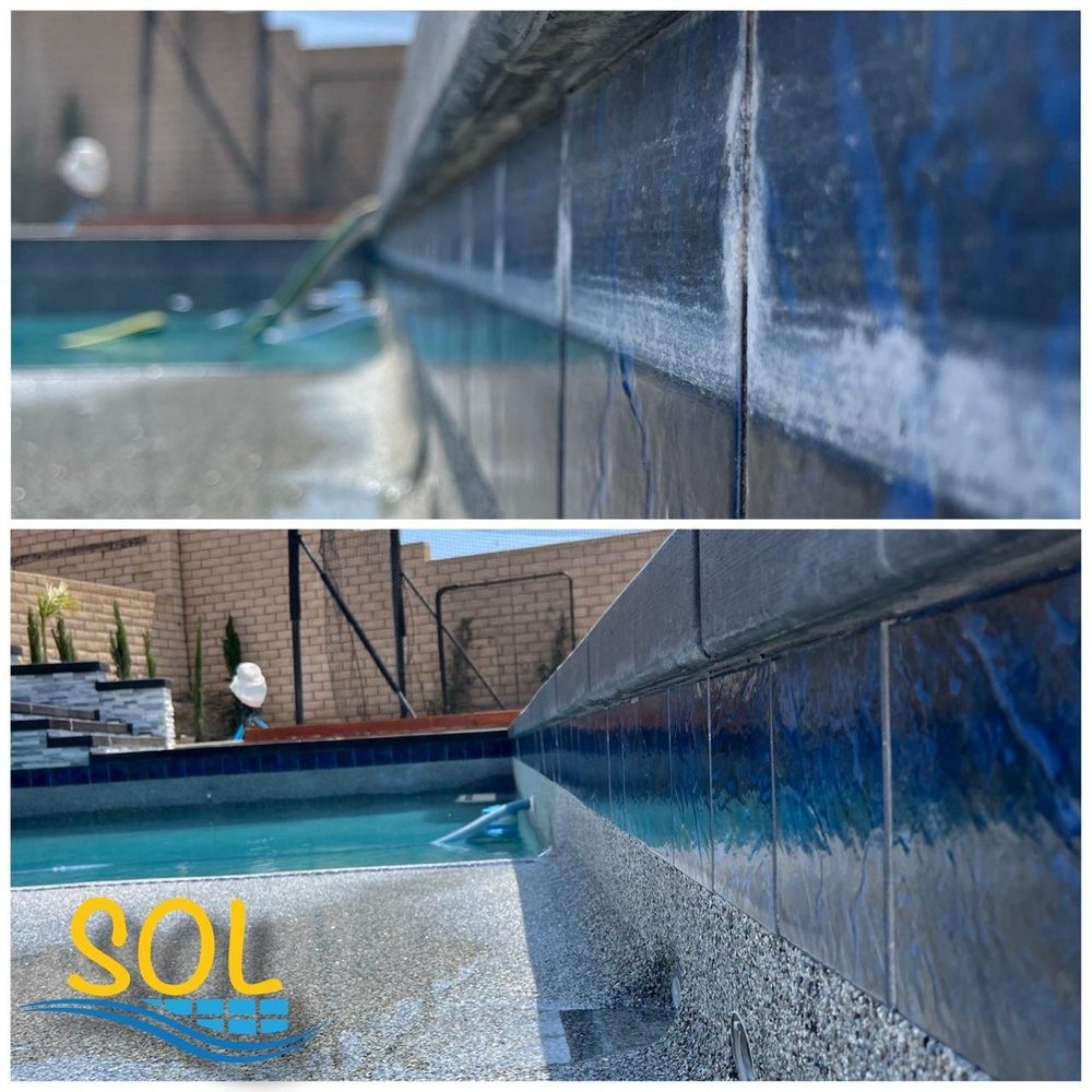 Sol Pool Tile Cleaning