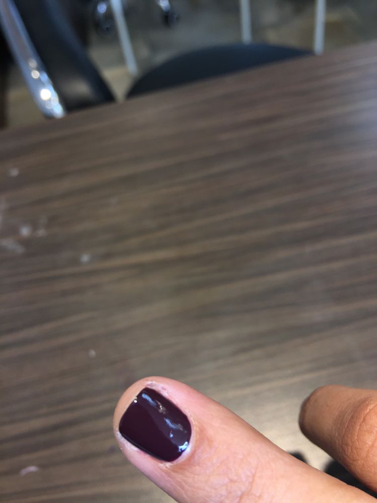 Very Disointed With My Experience No Lotion Hand Mage She Photo Of Acqua Nails Salon Washington Dc United States Very Disointed With