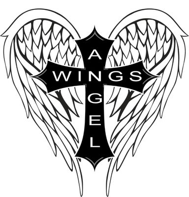 Angel Wings Motorcycle Hearse