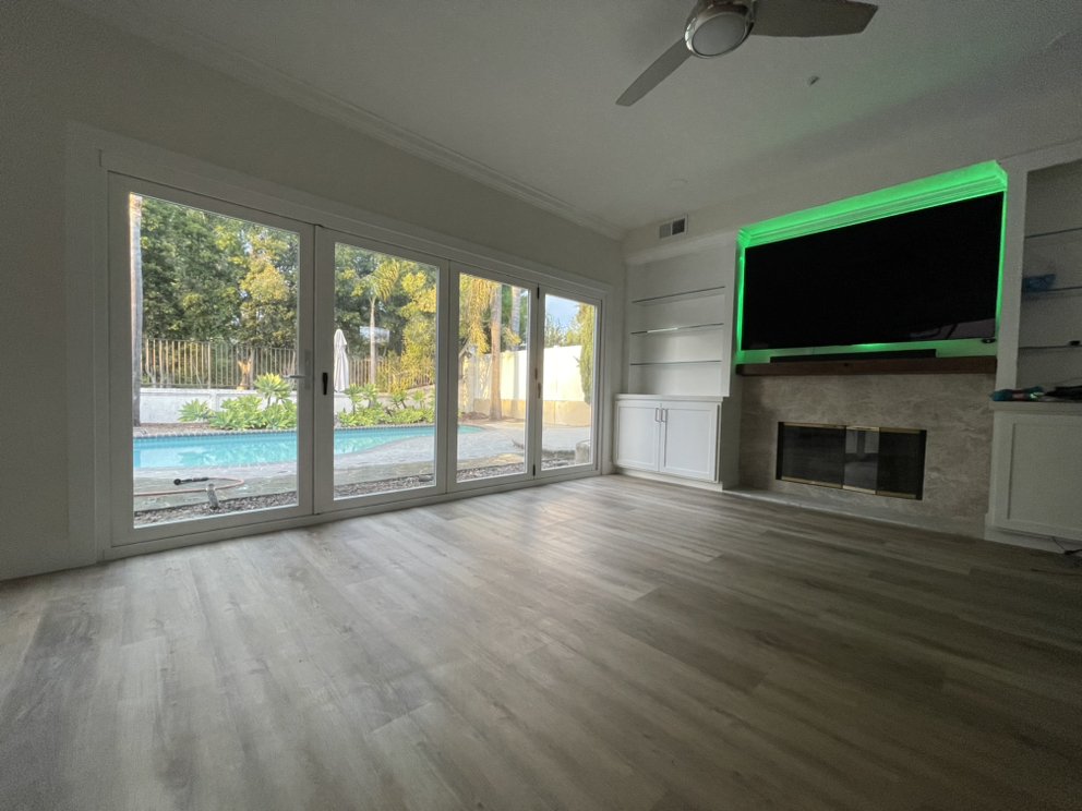Clear View Folding Doors