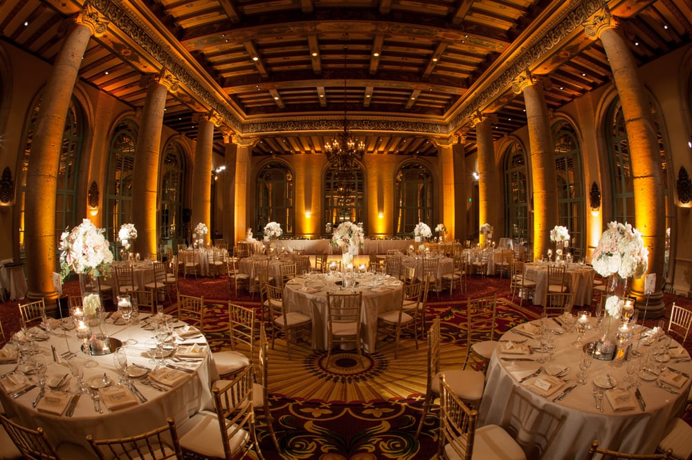Millennium Biltmore Hotel Los Angeles Wedding Reception