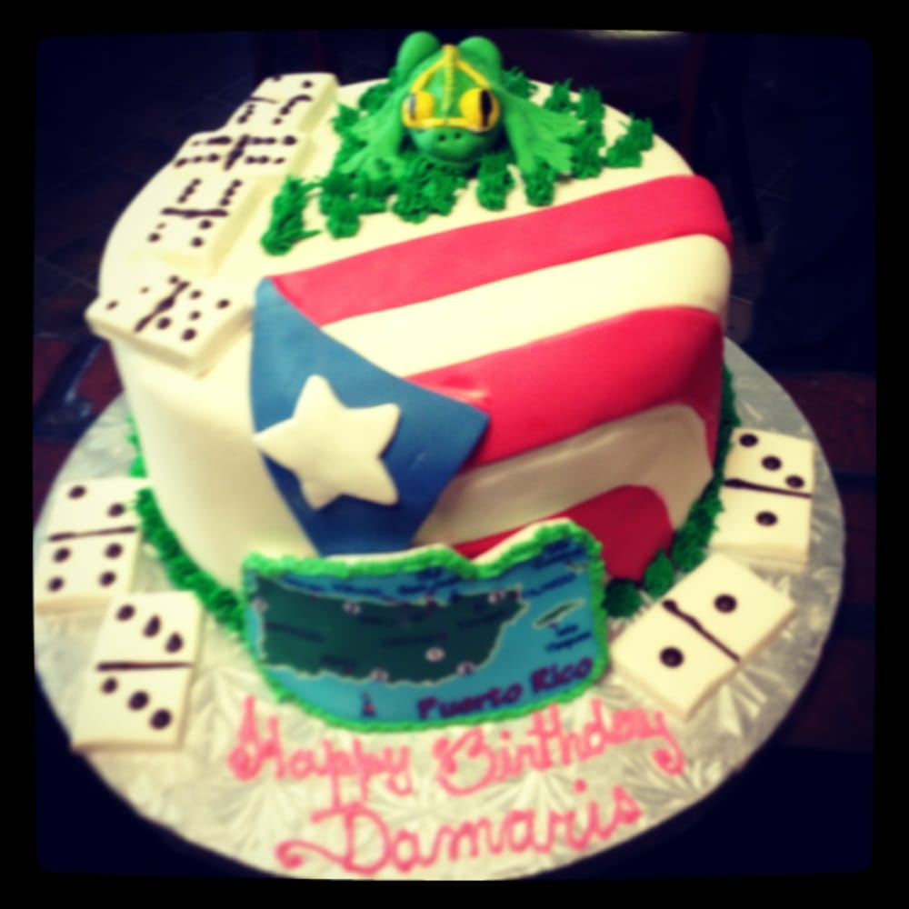Custom Cake with Puerto Rican coqui Yelp