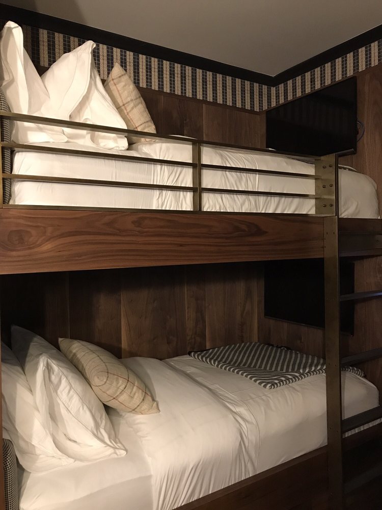 Bunk Bed Tv Clearly At The End Not So Good For Nba Players Yelp Photo Of San Francisco Proper Hotel Ca United States Bunk