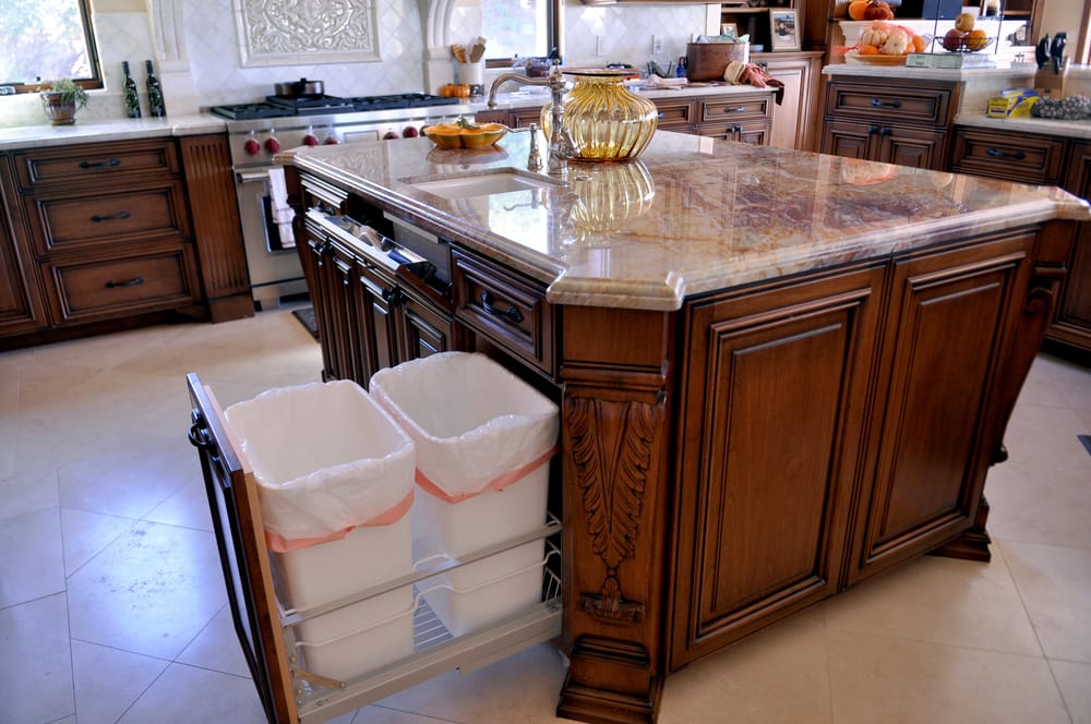 Custom Kitchen Island With Trash Pull Out Yelp Photo Of Woodcraft Plus San Jose Ca United States Custom Kitchen Island