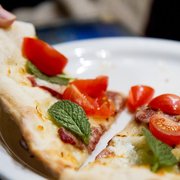 Photo of Reem's - Oakland, CA, United States. Cheese and Soujouk flatbread