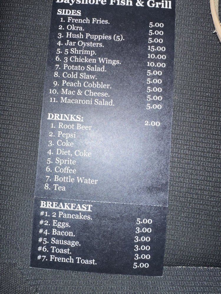 Bayshore Fish & Grill