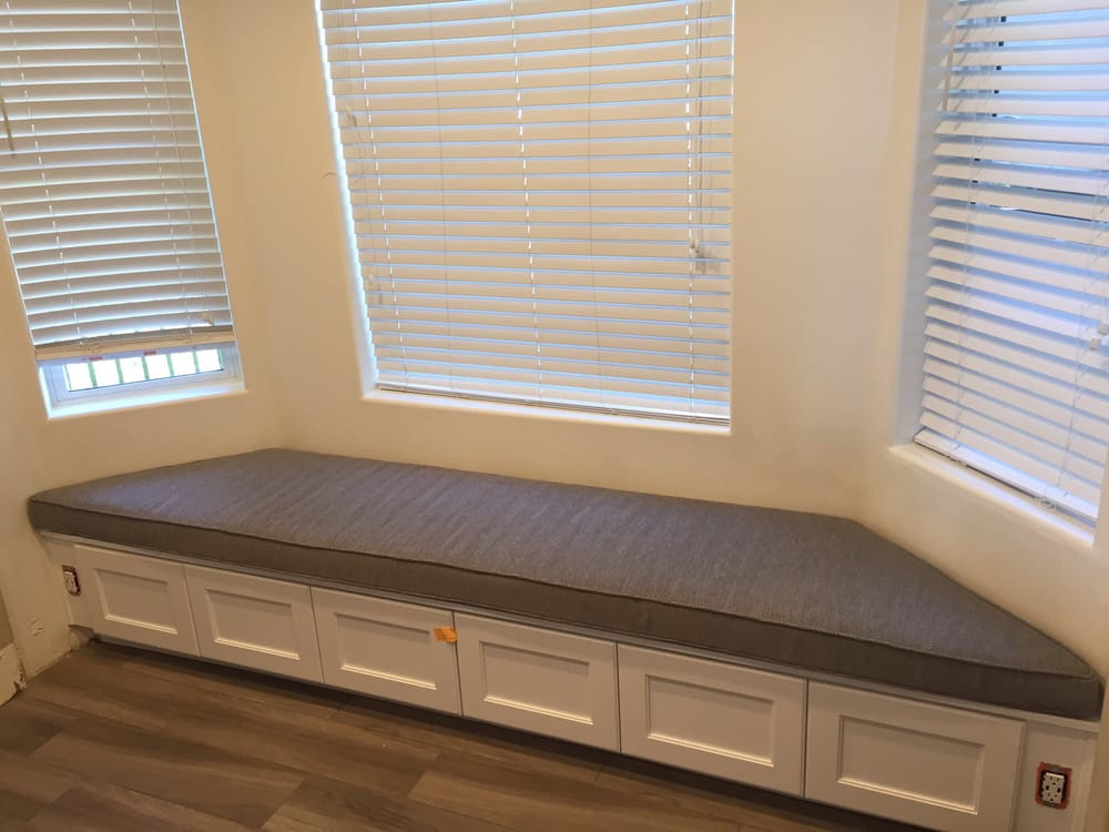 Custom Cushion For Bay Window Seat Yelp 39 Photos For Encinitas Custom Upholstery