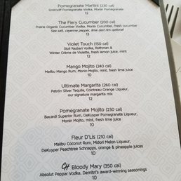 Photos For Chart House Menu Yelp Photo Of Chart House Weehawken Nj United States Drink Tail Menu