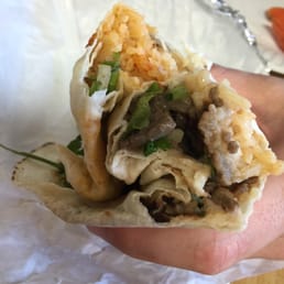 burrito holding taqueria gonzales linda