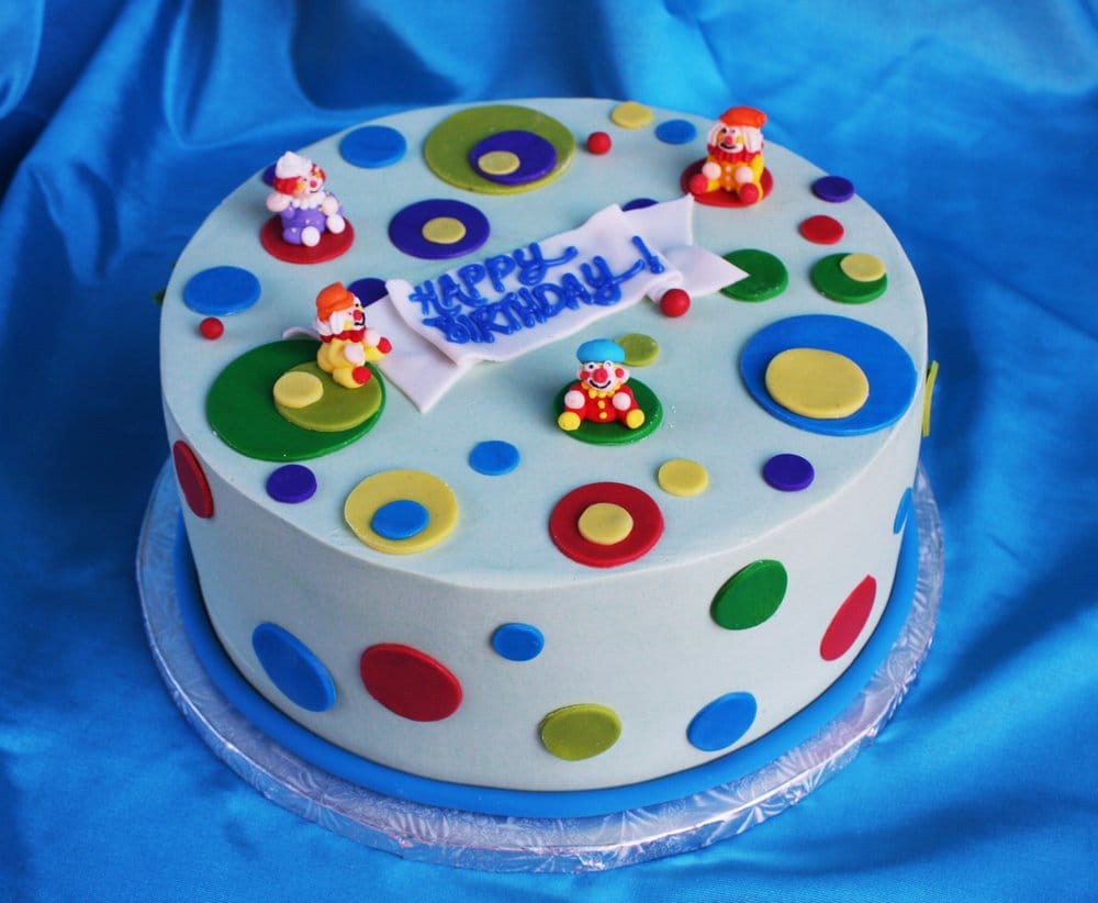 A basic "Happy Birthday" cake Yelp