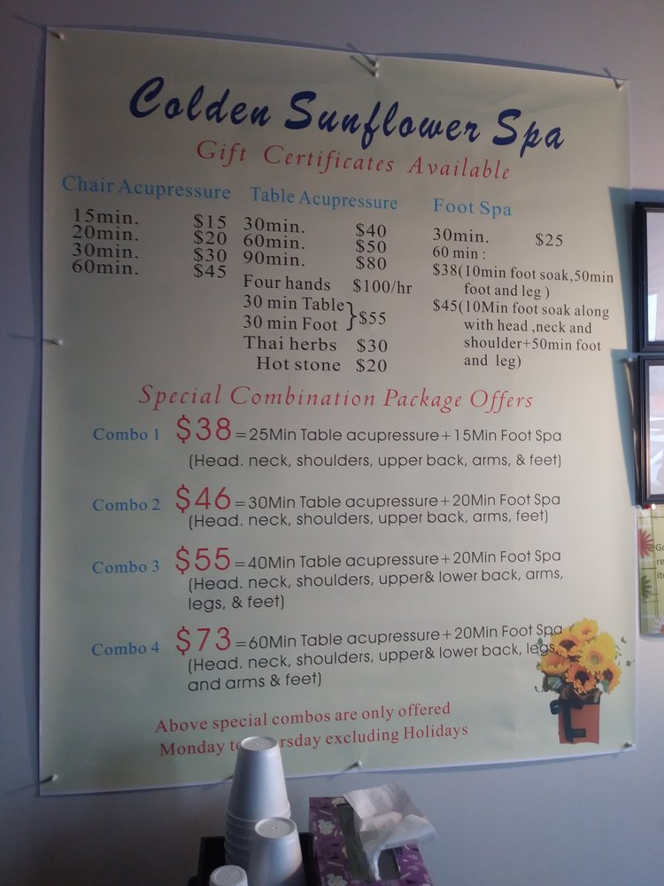 Golden Sunflower Spa