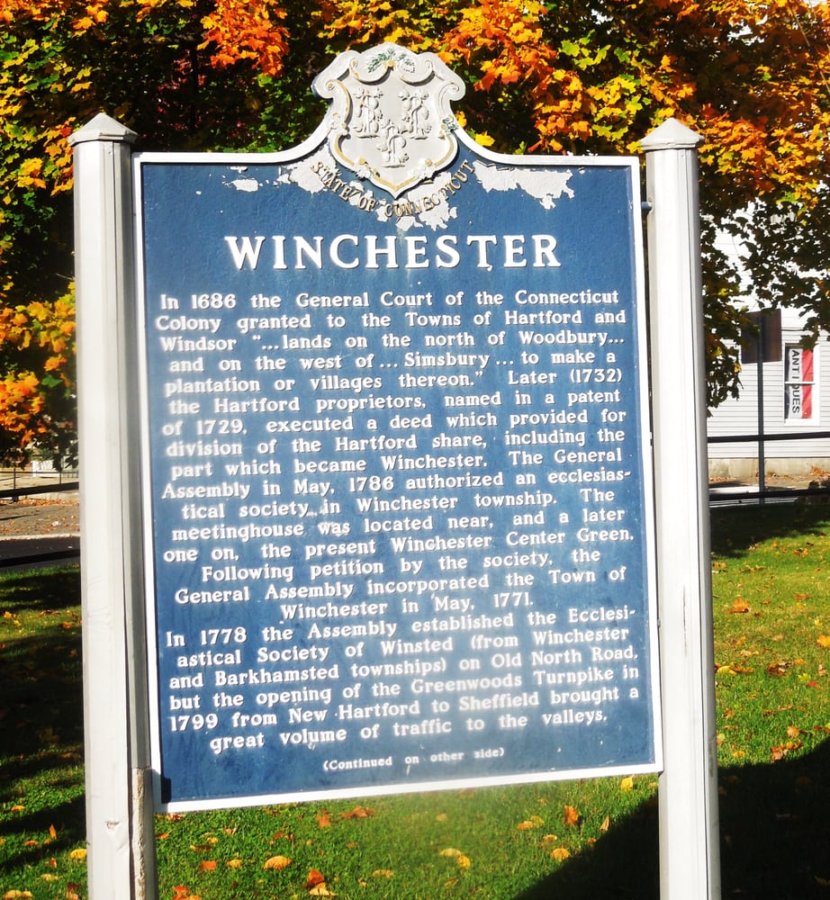 Winchester Historical Marker Landmarks & Historical Buildings Main