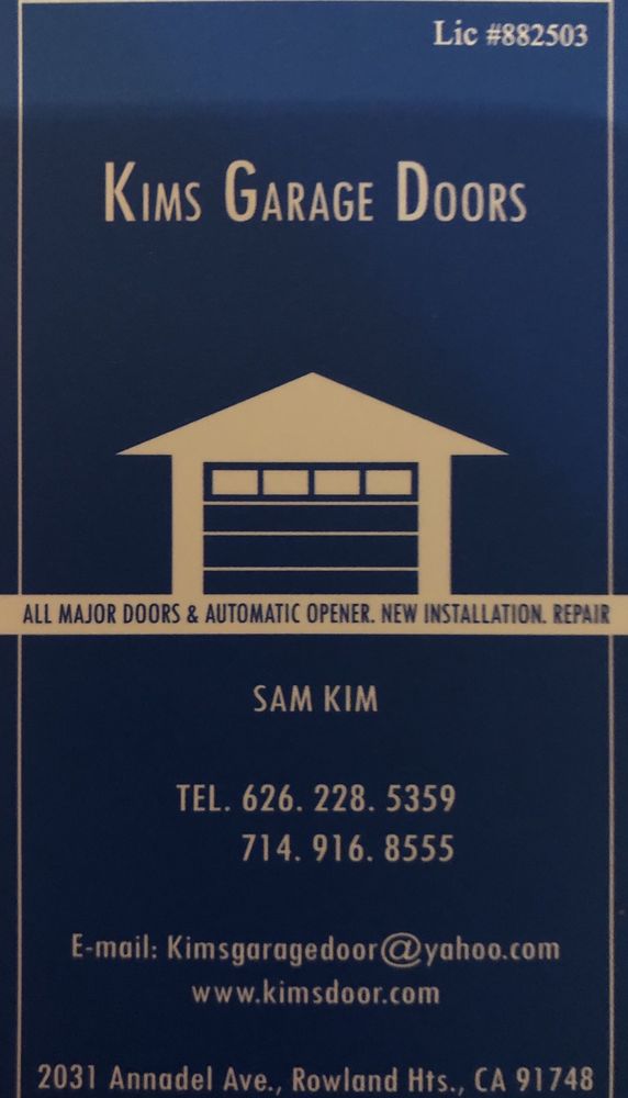 Kim's Overhead Garage Doors