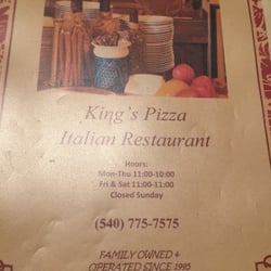 King S Pizza Italian Restaurant King George Va King S Pizza Italian Restaurant King George Va