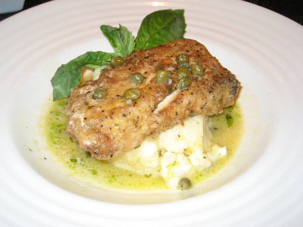 Mahi Mahi "francese style" in white winebutter sauce with lemon