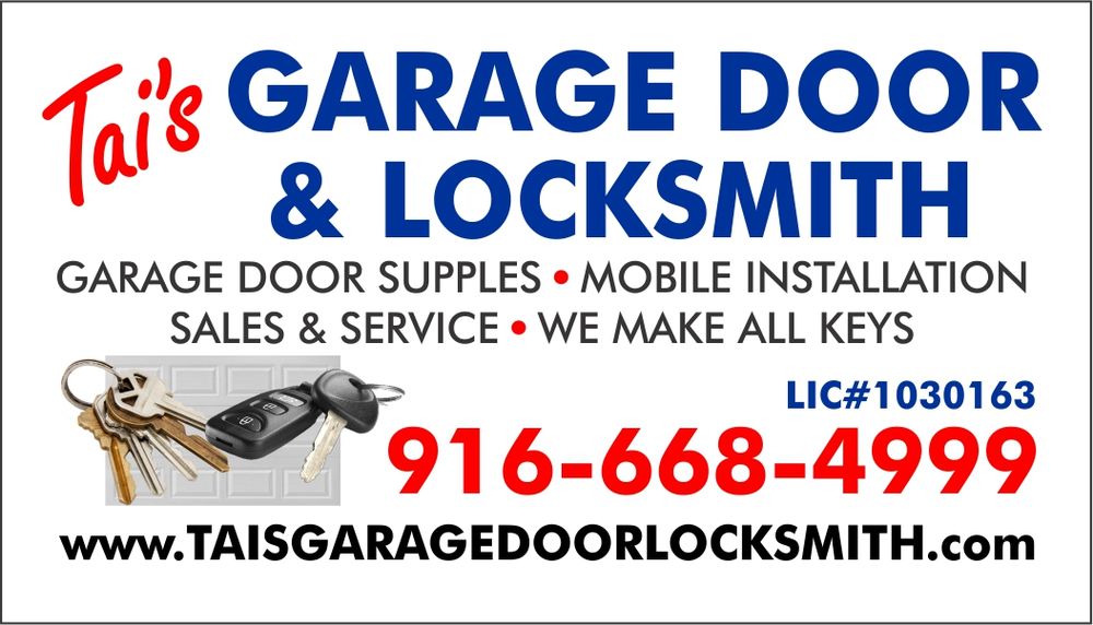 Tai S Garage Door Locksmith 22 Photos Services Tai S Garage Door Locksmith 22 Photos Services 109 Darling Way Roseville Ca Phone Number Yelp